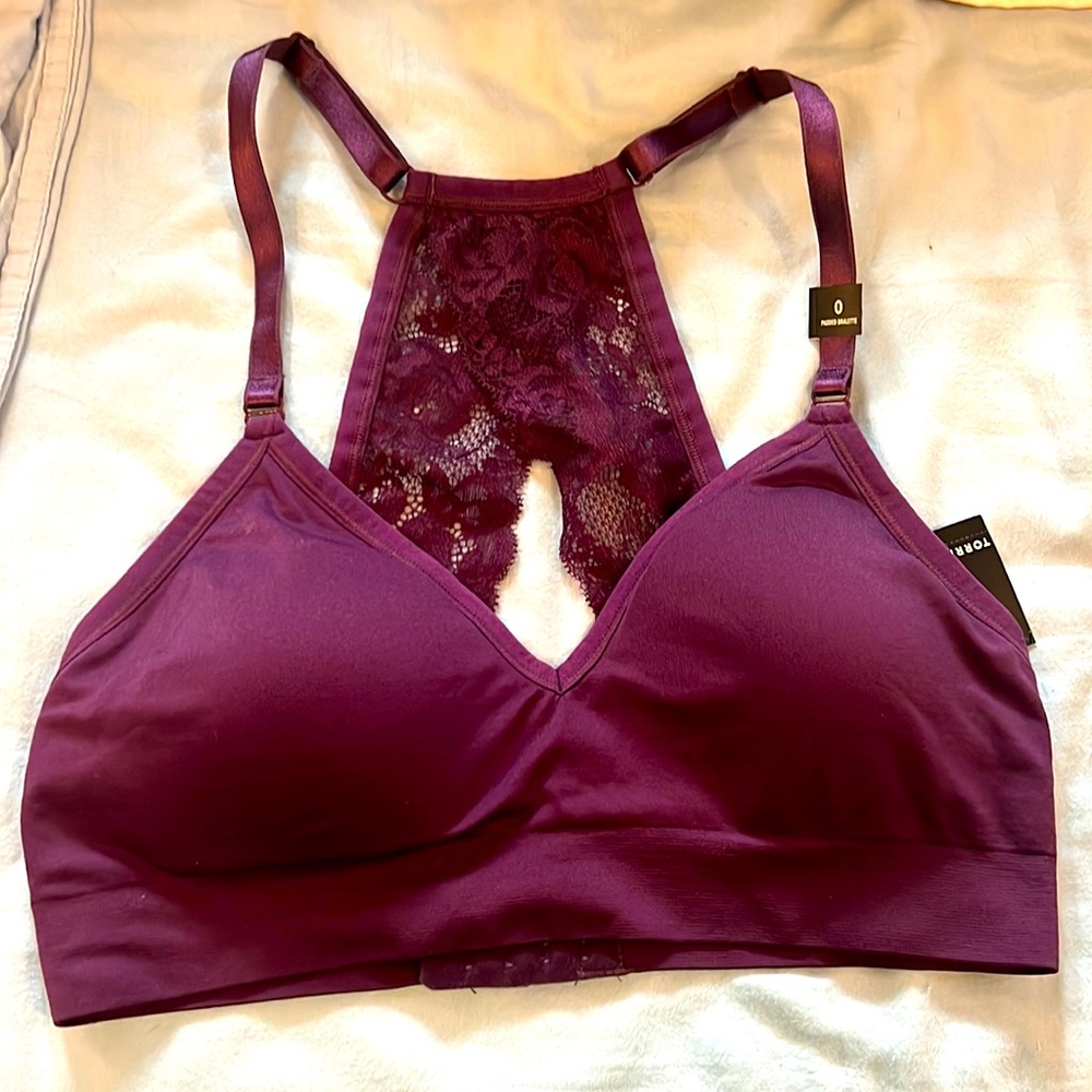Torrid  purple bralette size 0